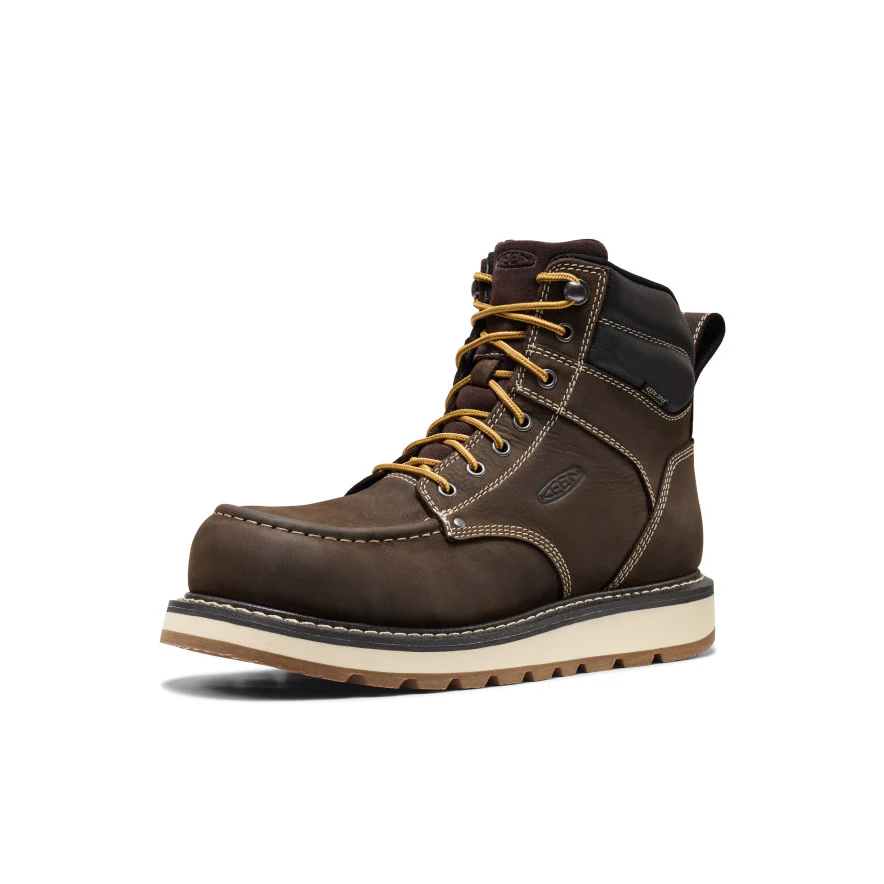 Men's Cincinnati 6" Waterproof Boot (Carbon Toe) | Dark Chocolate/Sandshell - Image 3