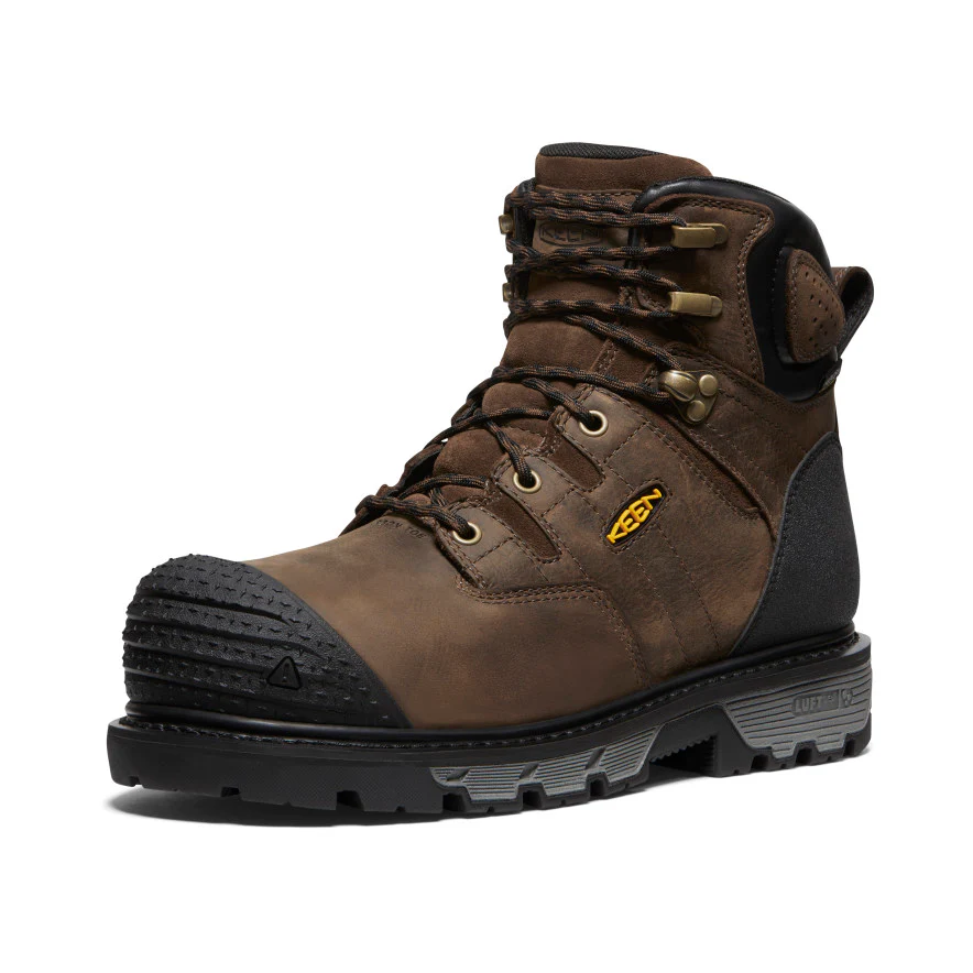 Men's CSA Camden 6" Waterproof Boot (Carbon Toe) | Dark Earth/Black - Image 3