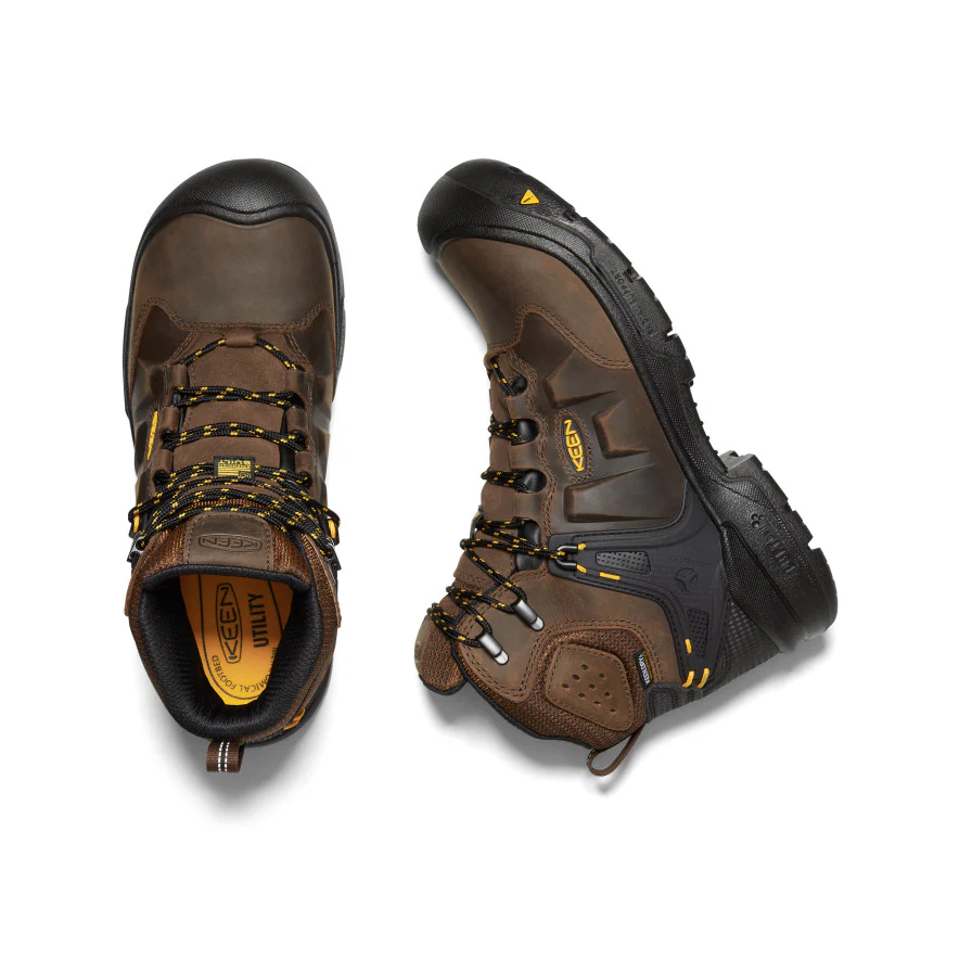 Men's Dover 6" Waterproof (Carbon Toe) | Dark Earth/Black - Image 4