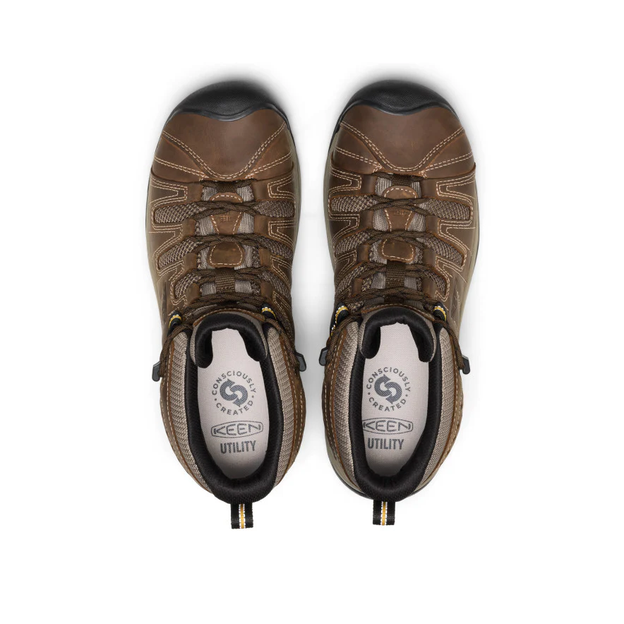 Men's Flint II Boot (Steel Toe) | Cascade Brown/Golden Rod - Image 4