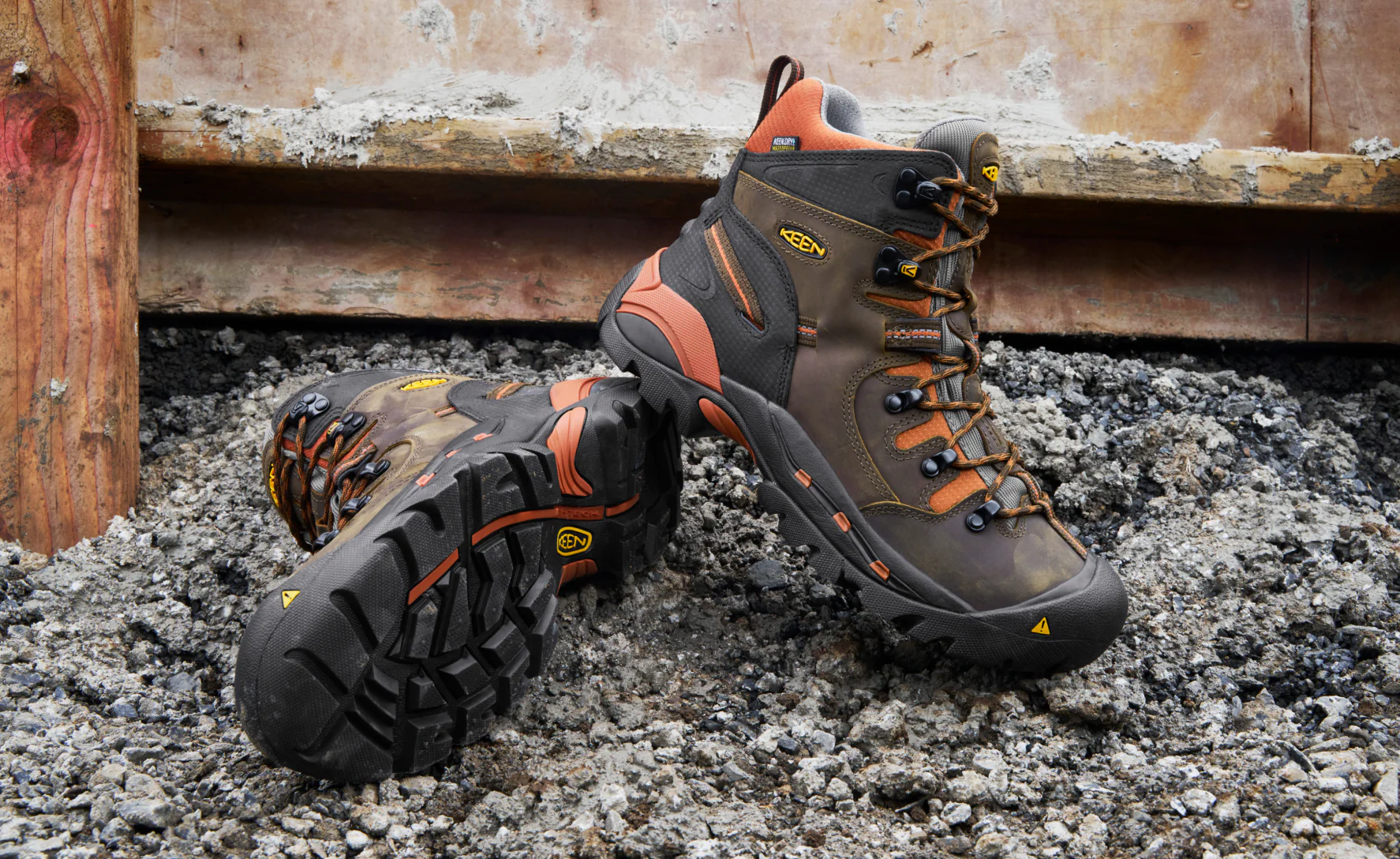 Men's Pittsburgh 6" Waterproof Boot (Soft Toe) | Cascade Brown/Bombay Brown - Image 6