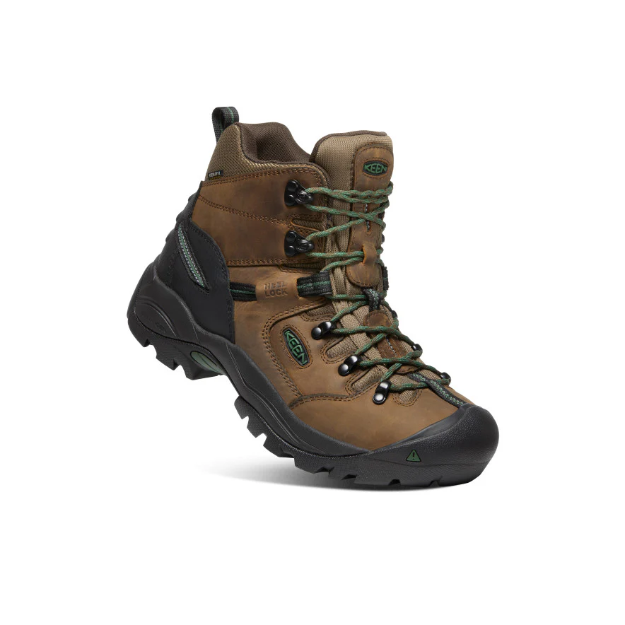 Men's Pittsburgh Energy 6" Waterproof Boot (Soft Toe) | Cascade Brown/Greener Pastures - Image 3