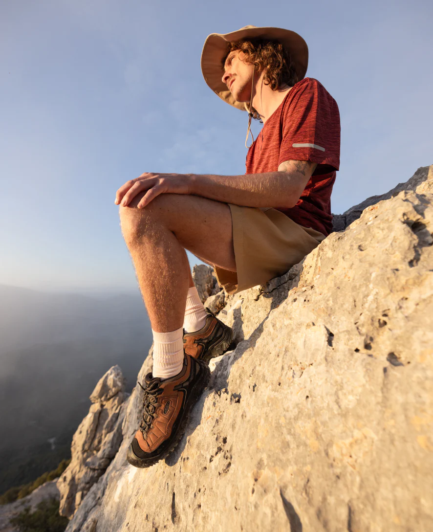 Men's Targhee IV Waterproof Hiking Shoe  |  Java/Bison - Image 8