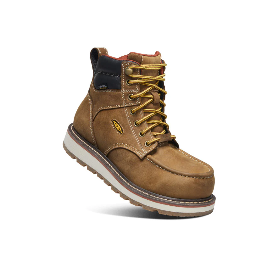 Women's Cincinnati 6" Waterproof Boot (Carbon Toe) | Belgian/Sandshell - Image 3