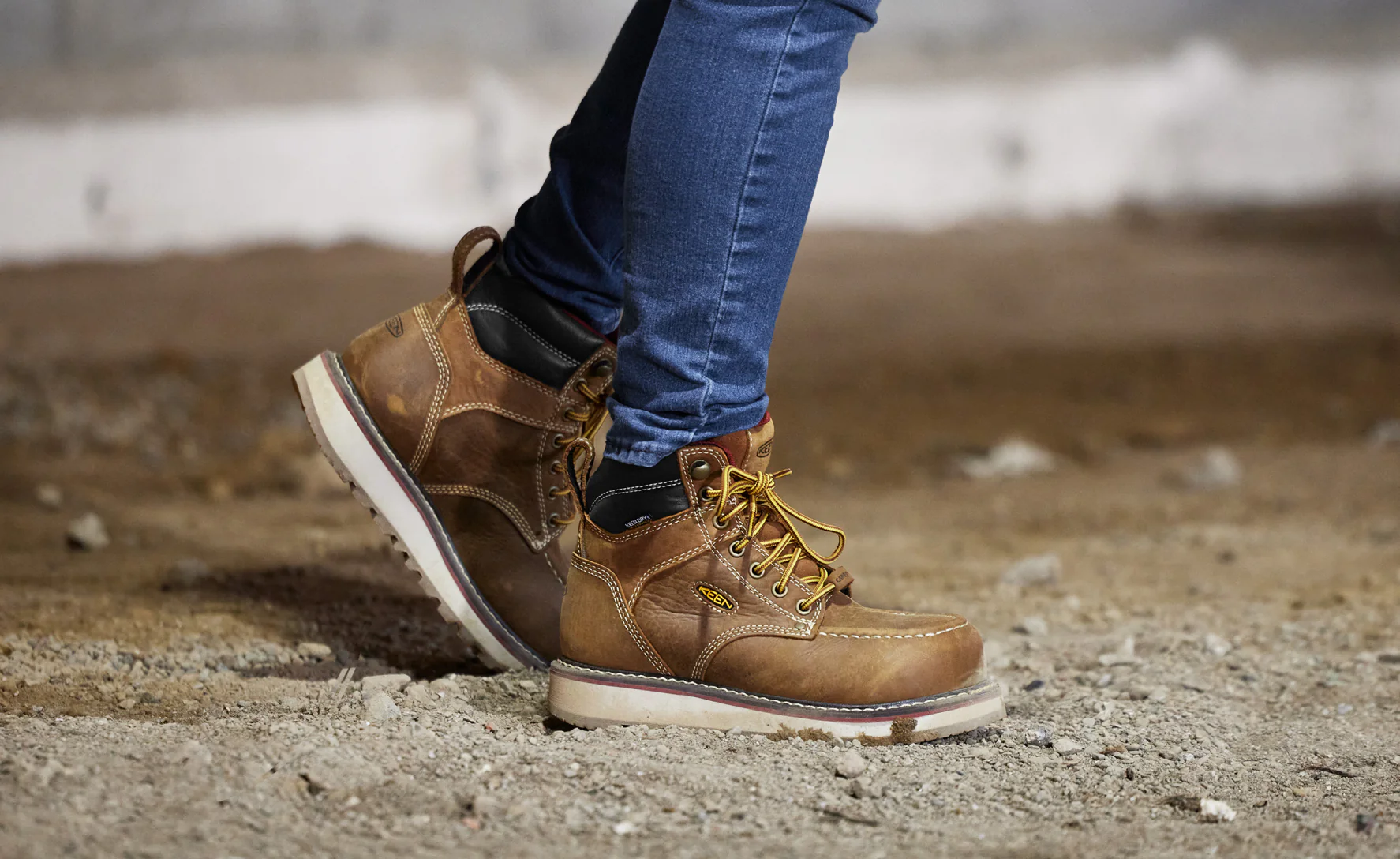 Women's Cincinnati 6" Waterproof Boot (Carbon Toe) | Belgian/Sandshell - Image 6